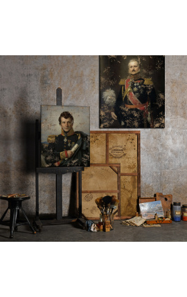 Malování &quot;Portrait guvernéra Johannes Graaf van den Bosch&quot; - elis Kruseman