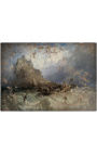 Maľovanie "Mont St Michel, Cornwall" - Clarkson Frederick Stanfield