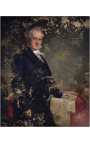 "James Buchanan" retrato pintura - George Peter Alexander Healy