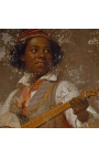 Maleri "The Banjo Player" - Billeder af William Sidney