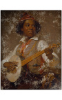 Maleri "The Banjo Player" - Billeder af William Sidney