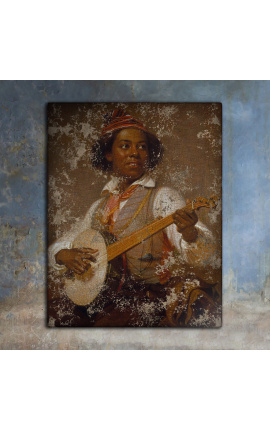 Malování "Hráč banjo" - William Sidney Mount