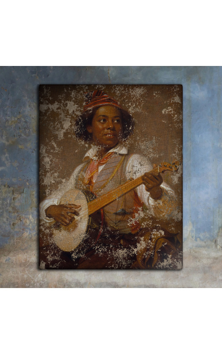 Pintura "The Banjo Player" - William Sidney Mount