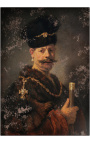 Pintura de retrato "Um nobre polonês" - Rembrandt