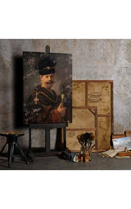 Pintura de retrato &quot;Um nobre polonês&quot; - Rembrandt