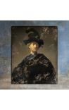 Portrétová maľba Starý muž so zlatým reťazcom - Rembrandt