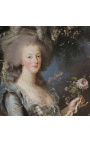 Portrait painting "Marie-Antoinette, Queen of France" - Elisabeth Vigee Le Brun