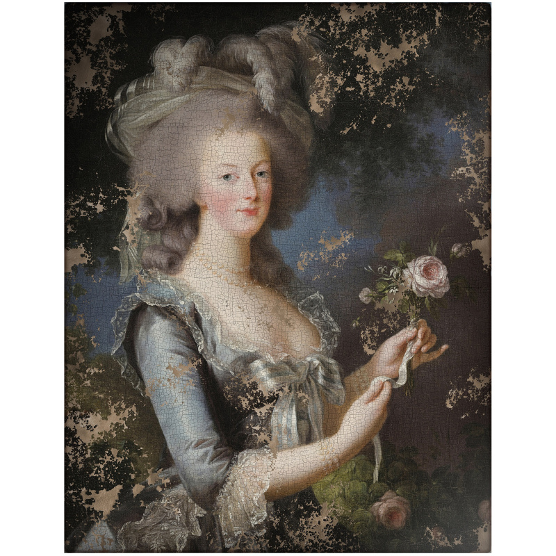 Portrait painting "Marie-Antoinette, Queen of France" - Elisabeth...