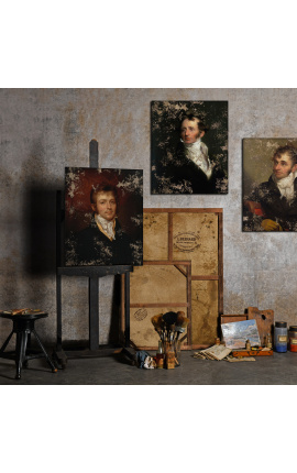 Pintura de retrato &quot;Edward Shippen Burd da Filadélfia&quot; - Rembrandt Peale