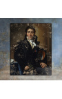 Portaattinen maalaus "Turnen kuninkaan kuvaa" - Jacques-Louis David