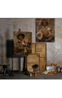 Tableau de portrait "Le joueur d'os" - William Sidney Mount