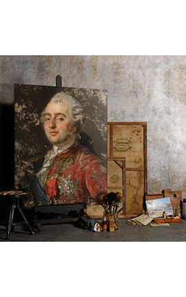 Pintura &quot;Louis XVI, Rey de Francia&quot; - Antoine François Callet