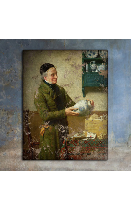 Portretų tapyba "Mažai mėlyno" - Henry Stacy Marks