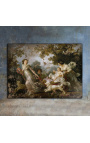 Maalaaminen "Paholainen lapsi" - Marguerite Gérard ja Jean-Mies Fragonard