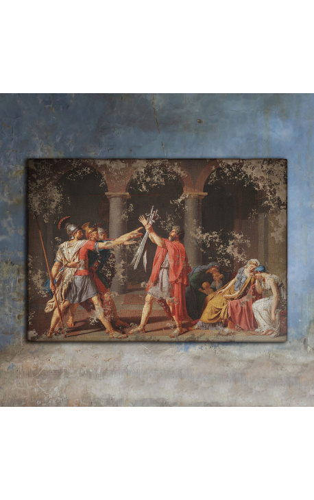 Malování "Přísaha Horatii" - Jacques Louis David