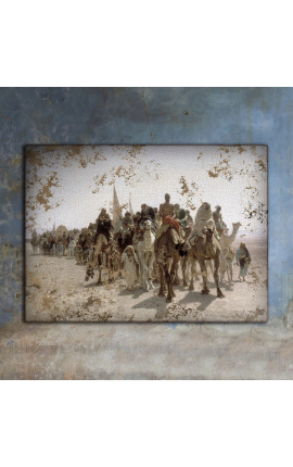 Gemälde "Pilger auf dem Weg nach Mekka" - Leon Belly