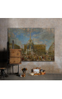 Gemälde "Die Piazza Farnese dekoriert für eine Party" - Johannes Paul Panini