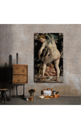 Maľovanie &quot;Cupid robí jeho luku&quot; - Parmigianino