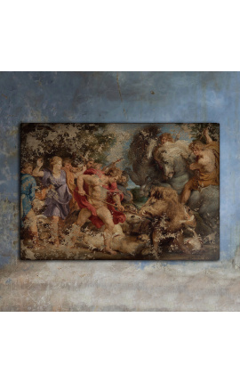 Tableau de portrait "Chasse au sanglier de Calydon" - Pierre Paul Rubens