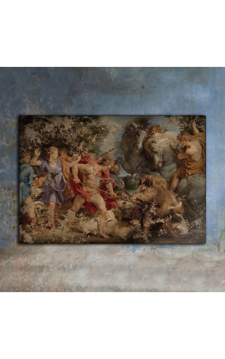 Portrett maling "Calydonian Boar jakt" - Peter Paul Rubens