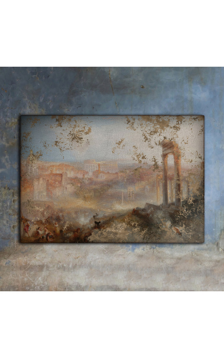 Maľovanie "Moderný Rím, Campo Vaccino" - Joseph Mallord William Turner
