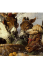 Pintura "Animales, Ginebra" - David Roberts
