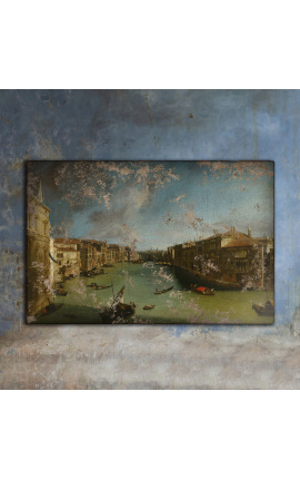 Картина "Канал Гранде на Палацо Балби" - Каналето