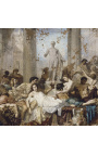 Malování "Římané zhroucení" - Thomas Couture