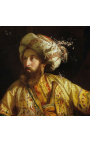 Malování "Emir Libanonu" - Josef Borsos