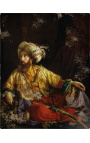 Malování "Emir Libanonu" - Josef Borsos