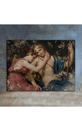 Картина "Прощания Телемаха и Евхариды" картина - Жак-Луи Давид