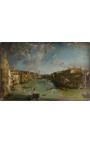 Maling "Grand Canal av Palazzo Balbi" - Canalett