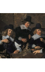 Malování "Skupinný portrét regentů nemocnice svaté Alžběty v Haarlemu" - Frans Hals