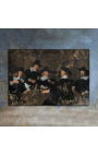Pintura "Retrato de grupo dos regentes do Hospital St. Elizabeth em Haarlem" - Frans Hals