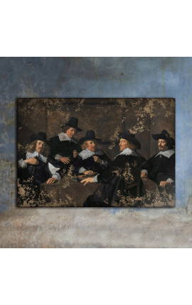 Malování "Skupinný portrét regentů nemocnice svaté Alžběty v Haarlemu" - Frans Hals