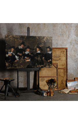 Tableau &quot;Portrait de groupe des régents de l&#039;hôpital Sainte-Élisabeth de Haarlem&quot; - Frans Hals