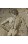 Slikanje "Študija o golem človeku" - A.R. Mengovi