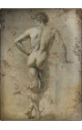 Pintura "Estudio de un hombre desnudo" - A.R Mengs