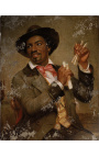 Slika portretov "Igralec kosti" William Sidney Mount
