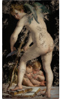 Картина "Амур, делающий свой лук" - Пармиджанино