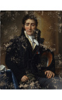 Pintura de retrato "Retrato do Conde de Turenne" - Jacques-Louis David