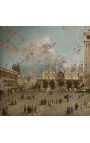 Maľovanie "Námestie sv. Marka, Benátky" - Canaletto
