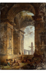 Malowanie "Ruiny z obeliskem" - Hubert Robert