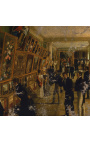 Painting "Exhibition in Warsaw in 1828" - Wincenty Kasprzycki