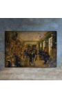 Malování "Výstava ve Varšavě v roce 1828" - Wincenty Kasprzycki