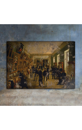 Målning "Utställning i Warszawa 1828" - Wincenty Kasprzycki