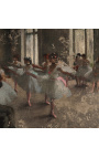 Maľovanie "Rehearsal" - Edgar Degas