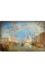 Malování "Benátky: Dogana a San Giorgio Maggiore" - J.M. William Turner
