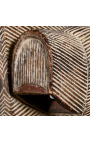 Maska Kongo z vyřezávaného dřeva