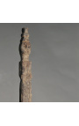 Estátua de baguete antiga de madeira esculpida à mão